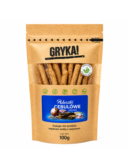 Paluszki Gryczane Cebulowe Gryka! 100g