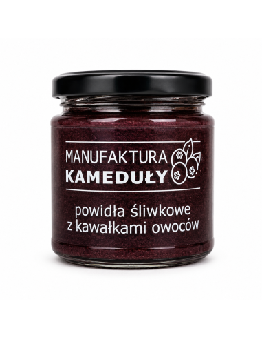 Powidła śliwkowe z kawałkami owoców Manufaktura Kameduły 300g