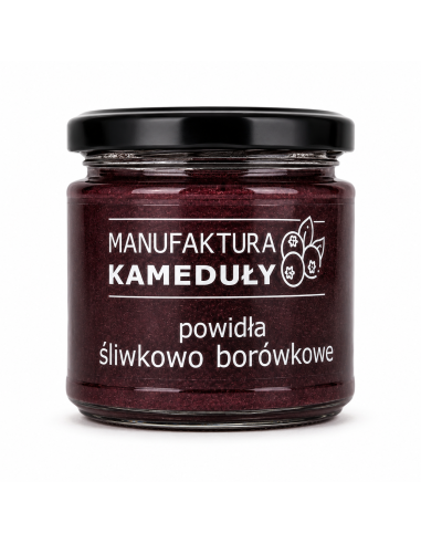 Powidła śliwkowo borówkowe Manufaktura Kameduły 320g