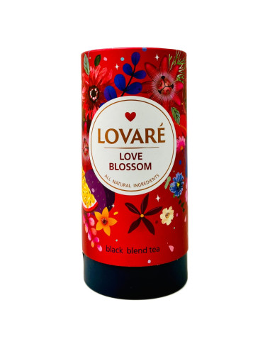 Herbata LOVARE Love Blossom czarna o aromacie marakui i mango 80g