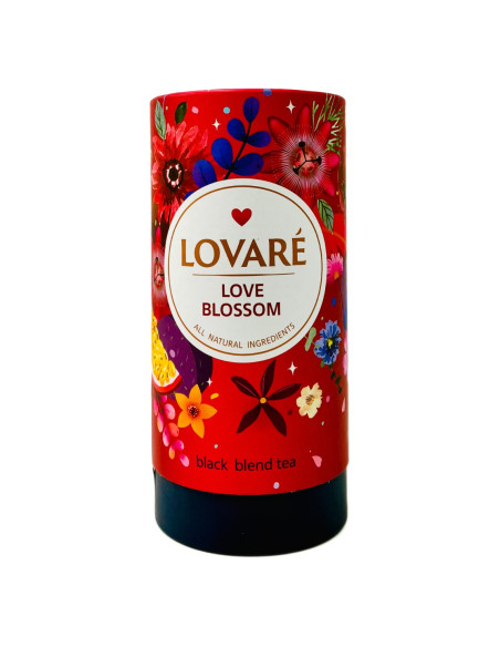 Herbata LOVARE Love Blossom czarna o aromacie marakui i mango 80g