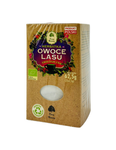 Herbatka owocowa ekologiczna Leśna Polana Dary Natury 62,5g (25x2,5g)