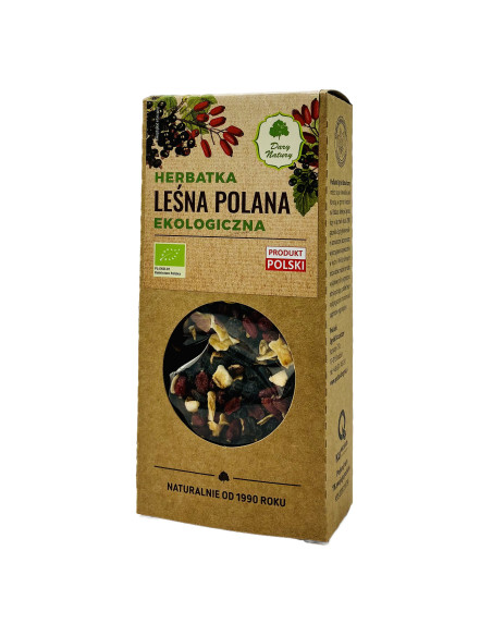 Herbatka owocowa bezkofeinowa ekologiczna Leśna Polana Dary Natury 200g