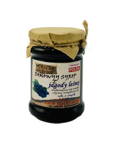 Domowy syrop tradycyjny z jagody leśnej TRUSK 230ml