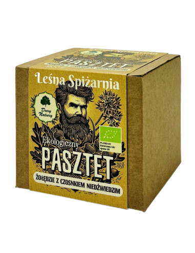 Pasztet ekologiczny żołędzie z czosnkiem niedźwiedzim Leśna Spiżarnia 200g