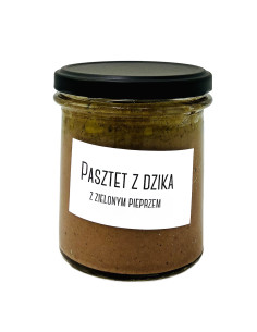 Pasztet z dzika z zielonym pieprzem