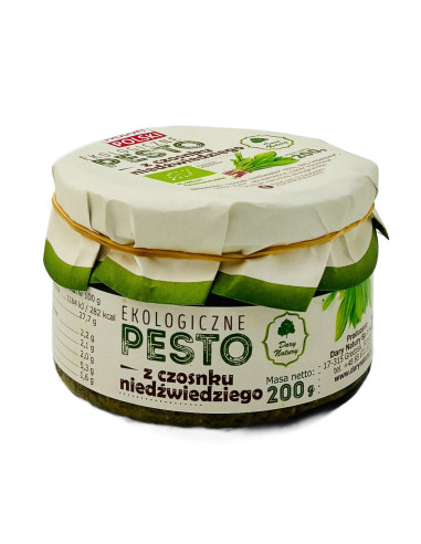Pesto ekologiczne z czosnku niedźwiedziego Dary Natury 200g