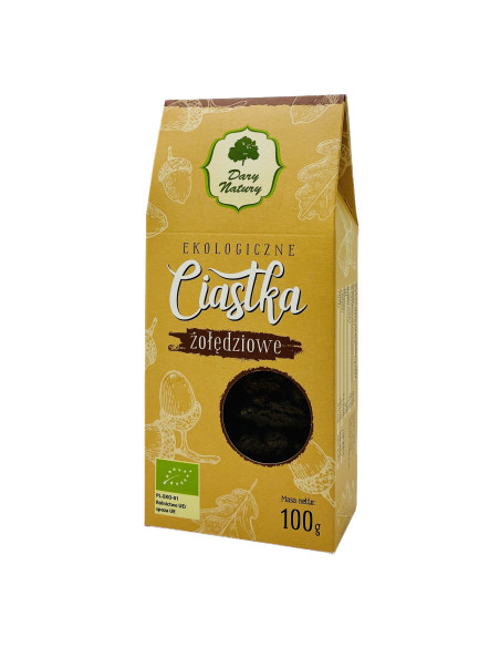 Ekologiczne ciastka żołędziowe BIO Dary Natury 100g